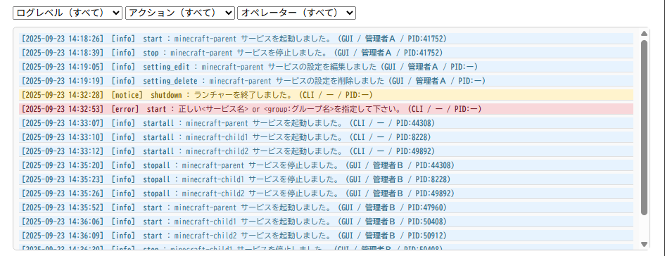 フィルタリング前 フィルタリング前